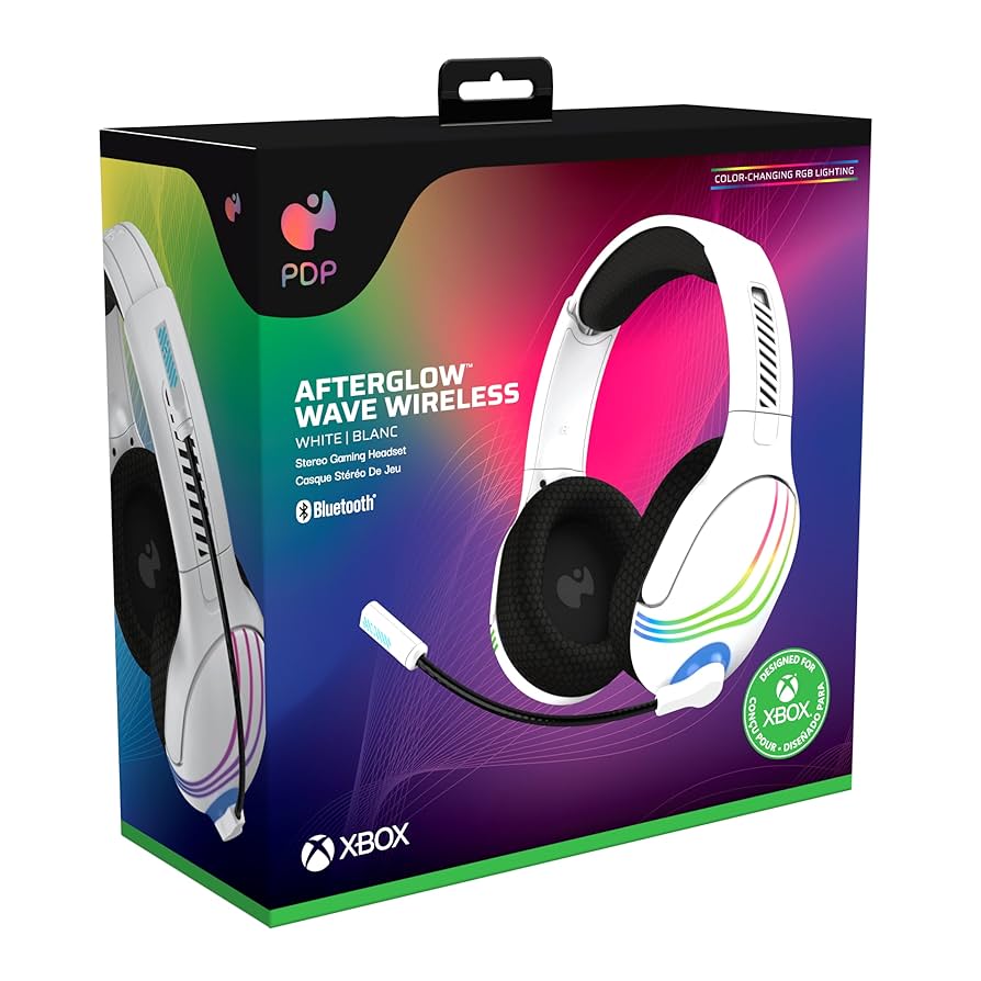 【ジャンク】PDP Afterglow Wireless Amazon.com: PDP Afterglow Wave Wireless Headset with Mic for